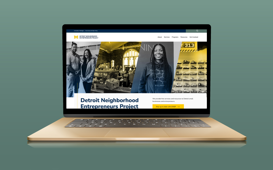 Detroit small businesses can better access free U-M resources through new CFLP website