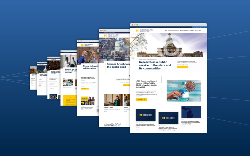 Ford School research center websites get a fresh new look